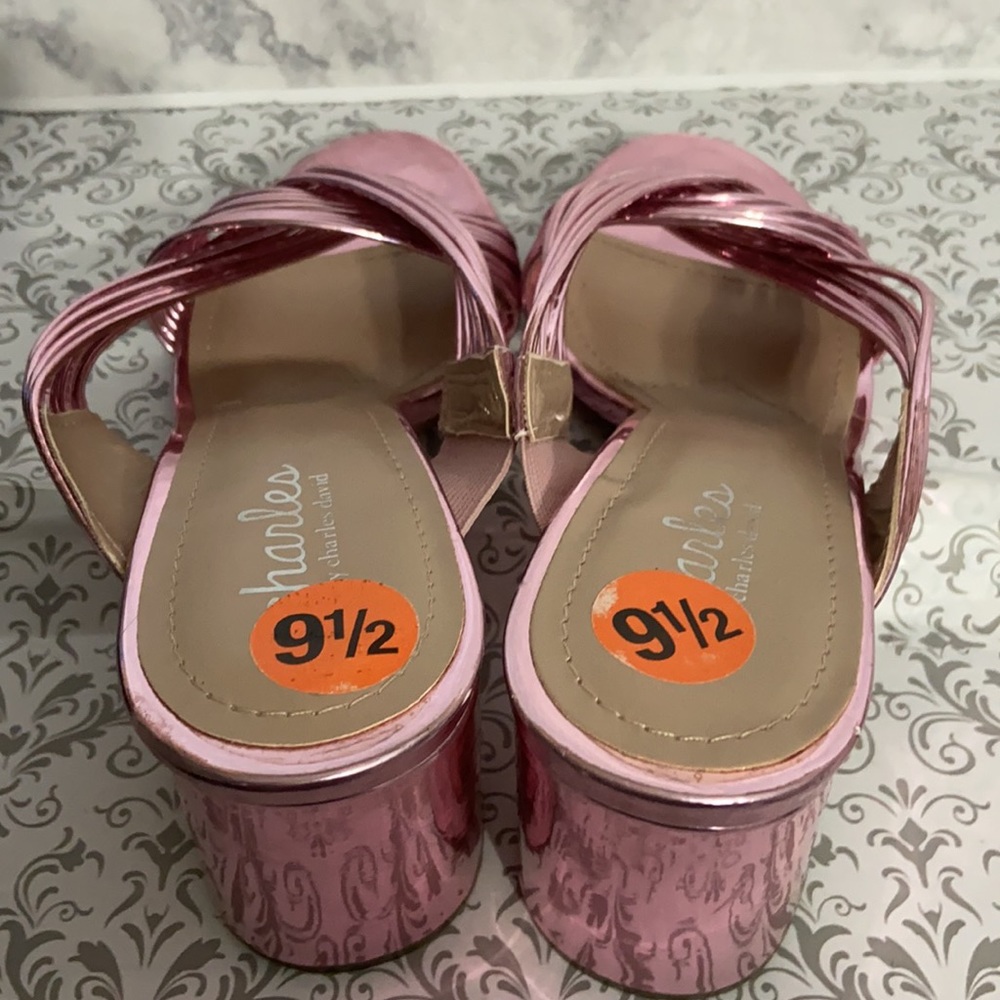Charles by Charles David chunky heels shoes size 9.5 - Picture 6 of 6